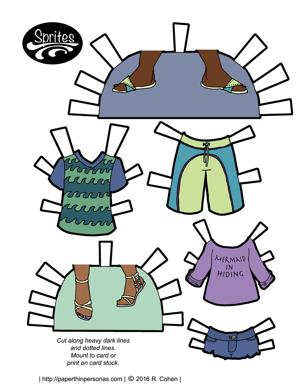 Ursula zarchary under the sea clothes for dry land â paper thin personas