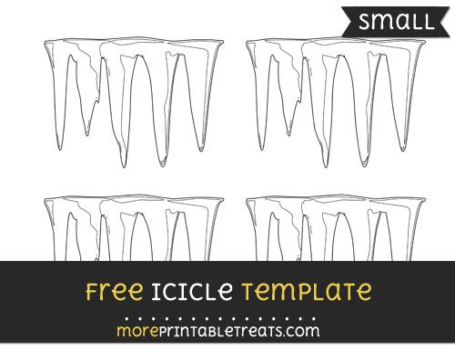 Free icicle template