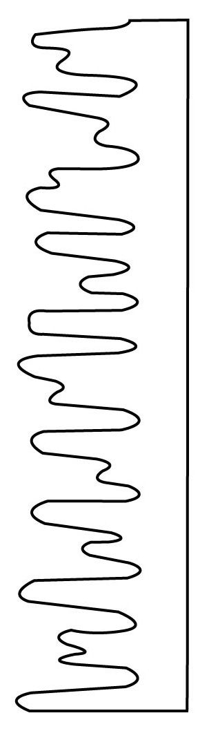 Paper icicles template