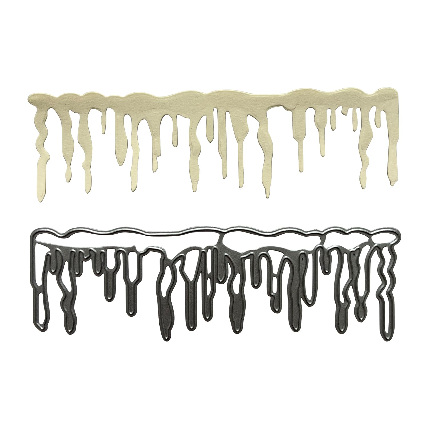 Icicles cutting dies winter holiday die cuts for diy scrapbooking photo album decorative embossing paper templated arts crafts sewing