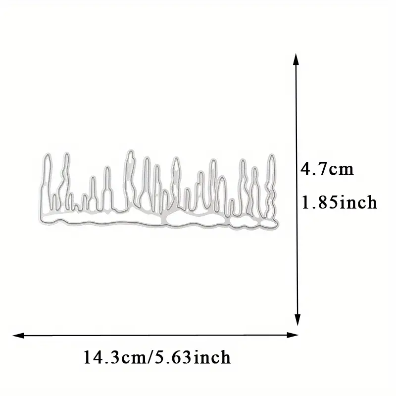 Icicles border metal cutting dies for diy album paper card