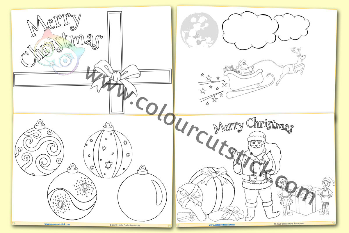 Free christmas colouringcoloring pages