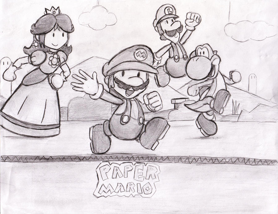 Paper mario by lootive on