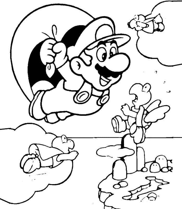Free paper mario coloring pages download free paper mario coloring pages png images free cliparts on clipart library