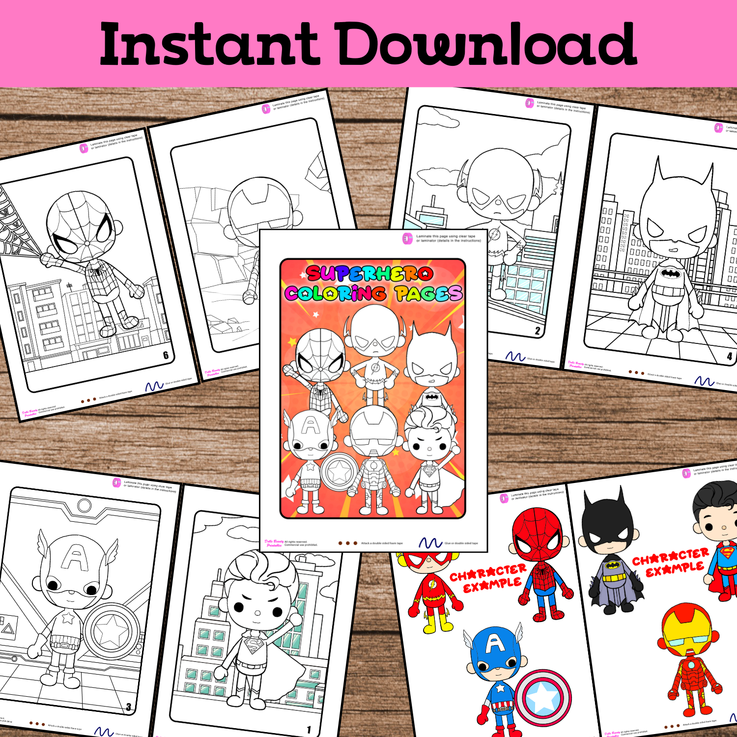 Color toca boca paper doll clothes toca boca super hero papercraft â woa doll craft