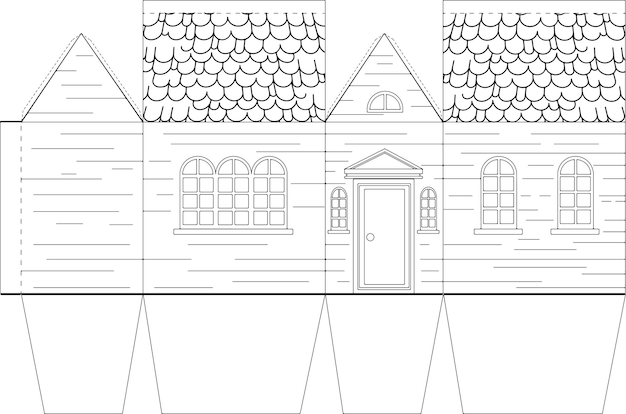 Page architecture coloring page images