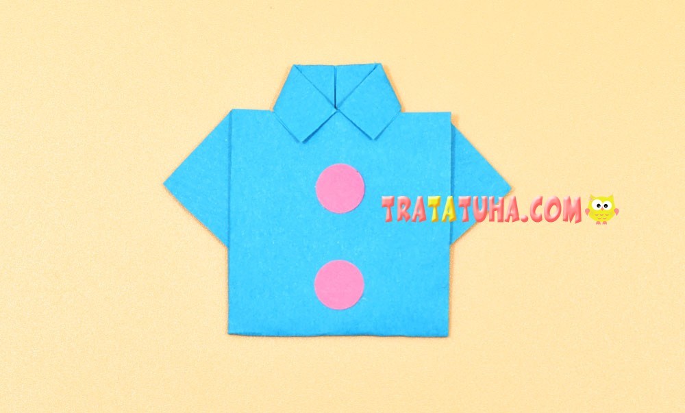 Origami shirt step by step