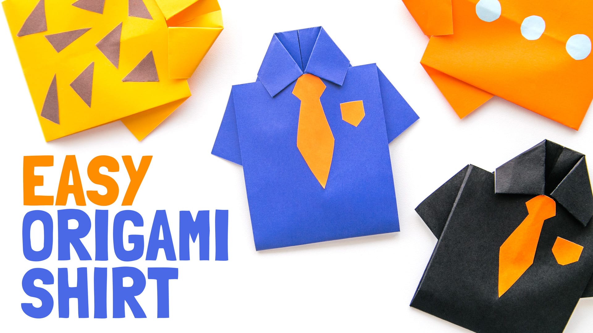 How to fold an origami shirt