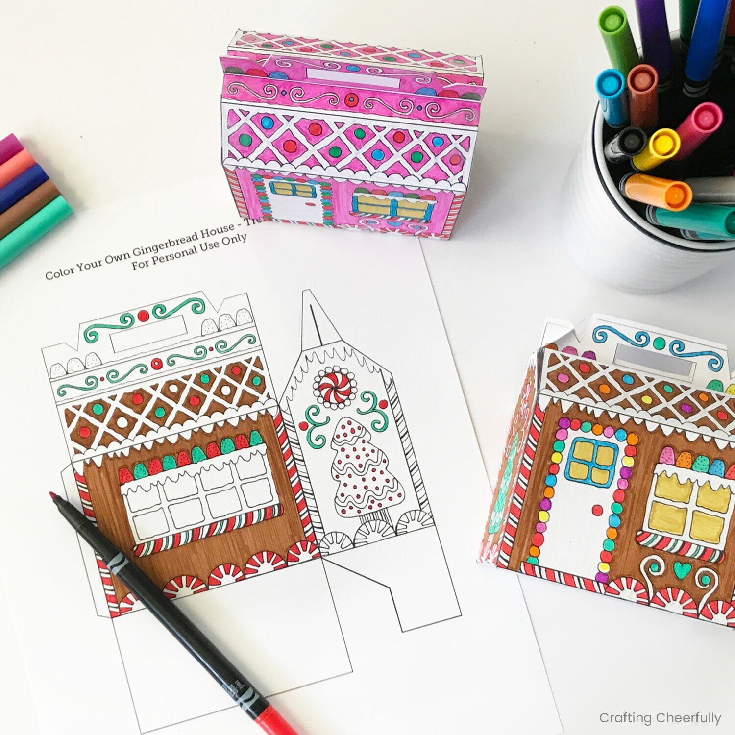 Bowling shirt origami treat boxes