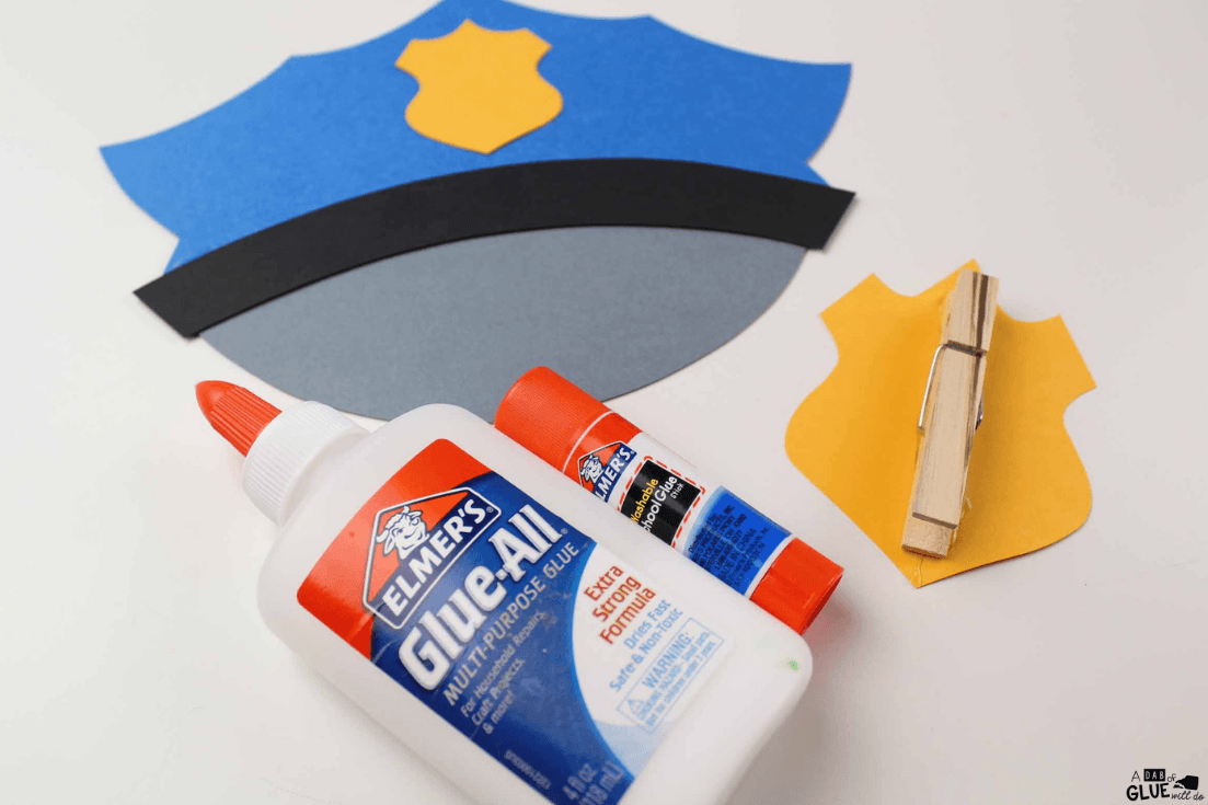 Paper police hat craft