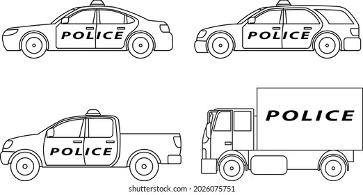 Police car drawing images stock photos d objects vectors