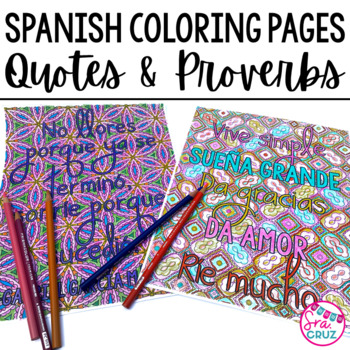 Spanish coloring pages adult coloring for fast finishers