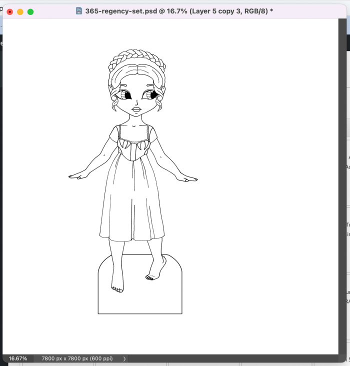 Work in progress regency mermaid and circus â paper thin personas