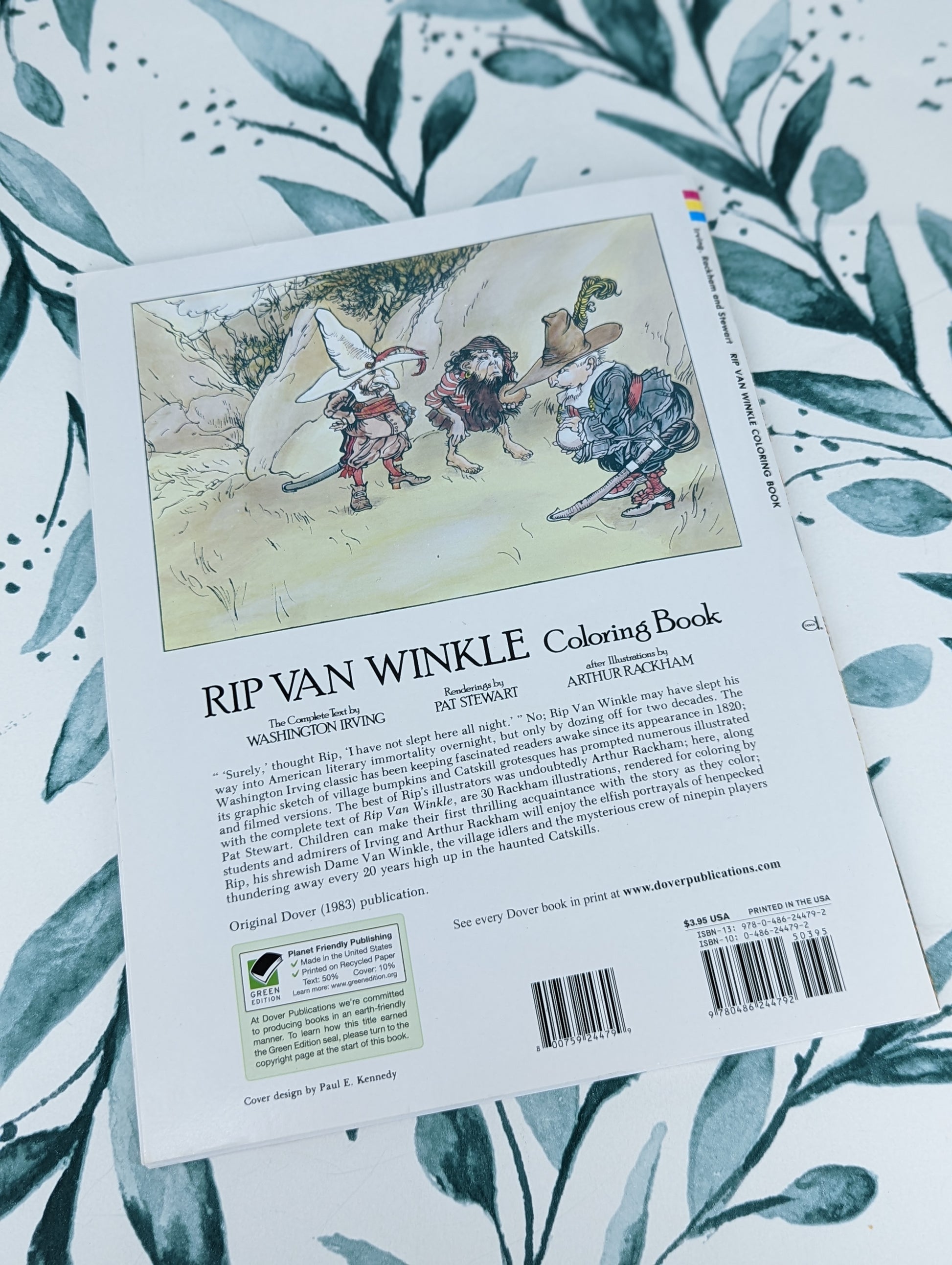 Rip van winkle coloring book dover coloring book â treasured hour bookshop
