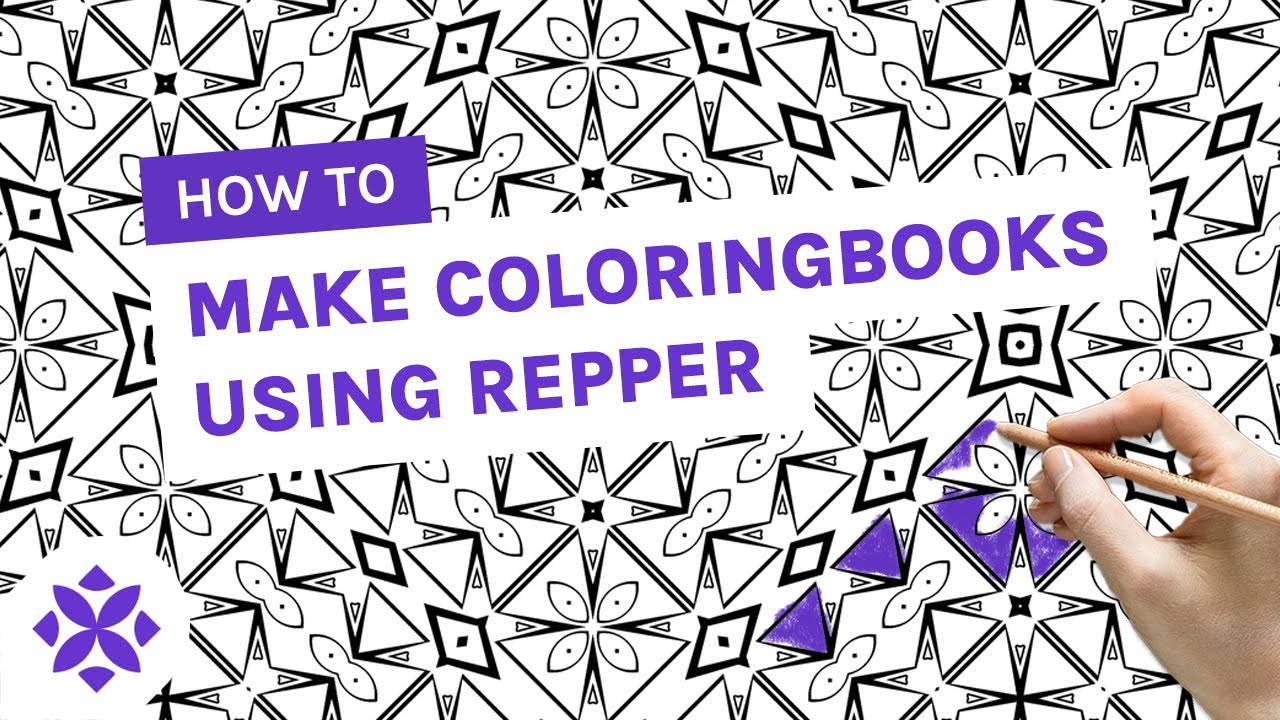 How to create your unique coloring book using repper