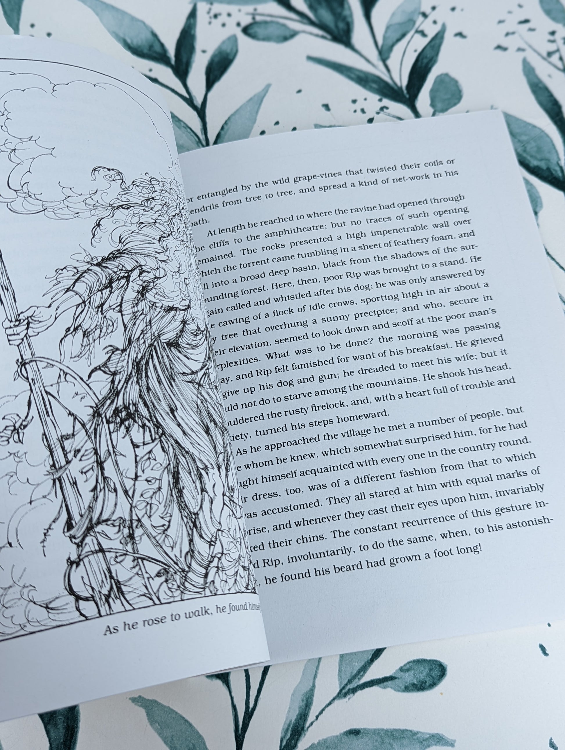 Rip van winkle coloring book dover coloring book â treasured hour bookshop