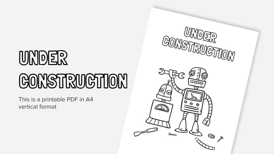 Printable coloring worksheets about robots in pdf format