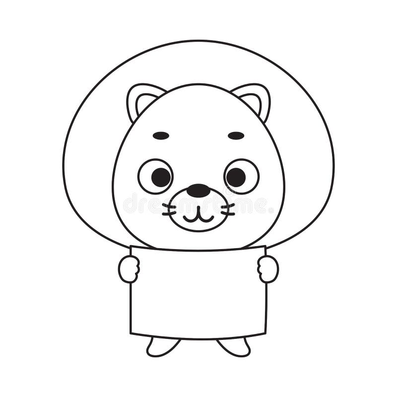 Lion coloring sheet stock illustrations â lion coloring sheet stock illustrations vectors clipart
