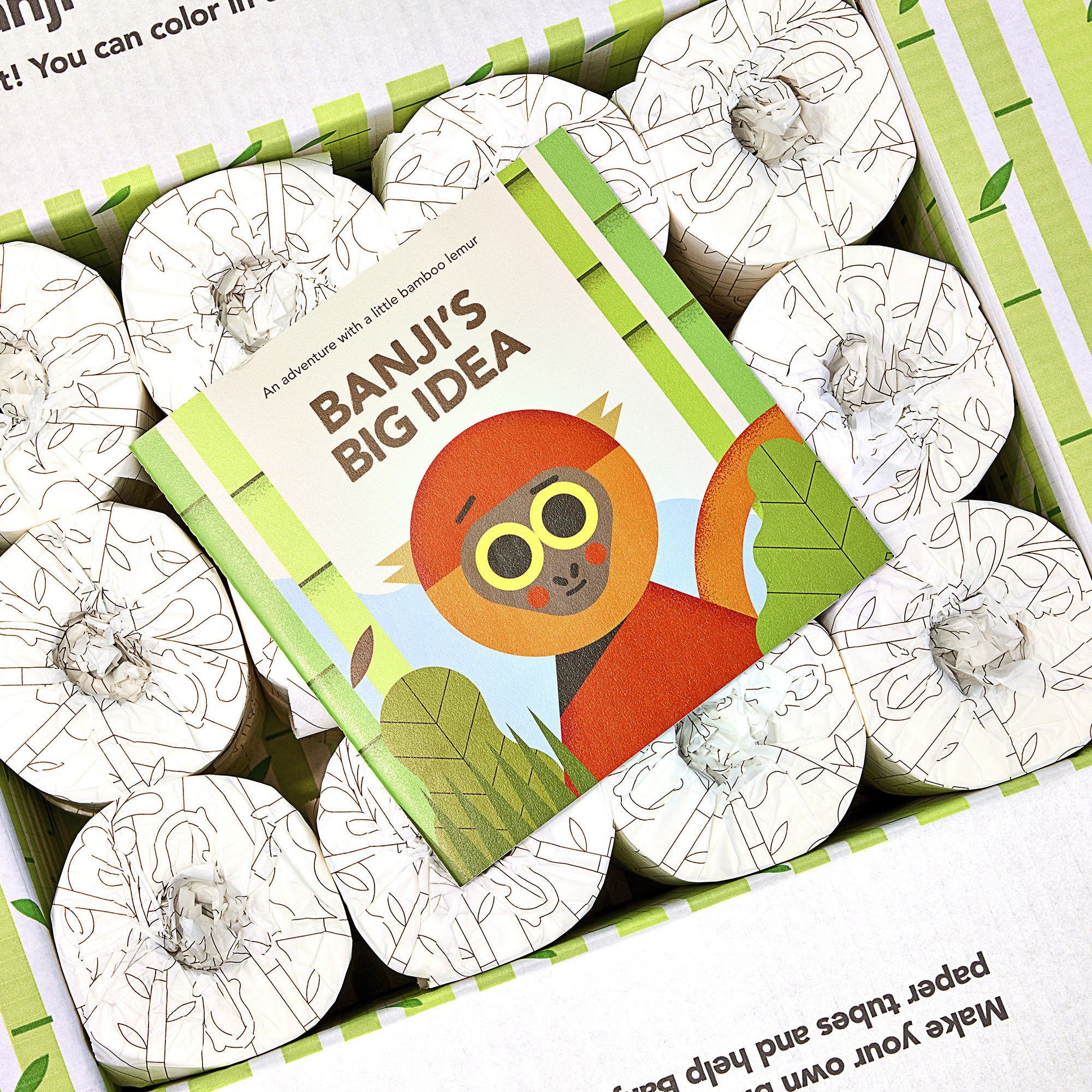 Fun toilet paper for kids reel