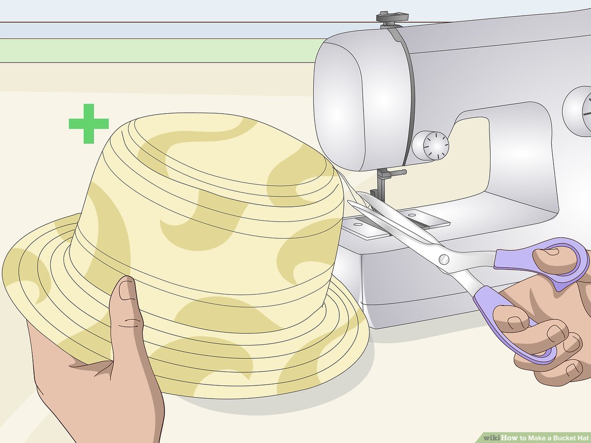 How to make a bucket hat with pictures