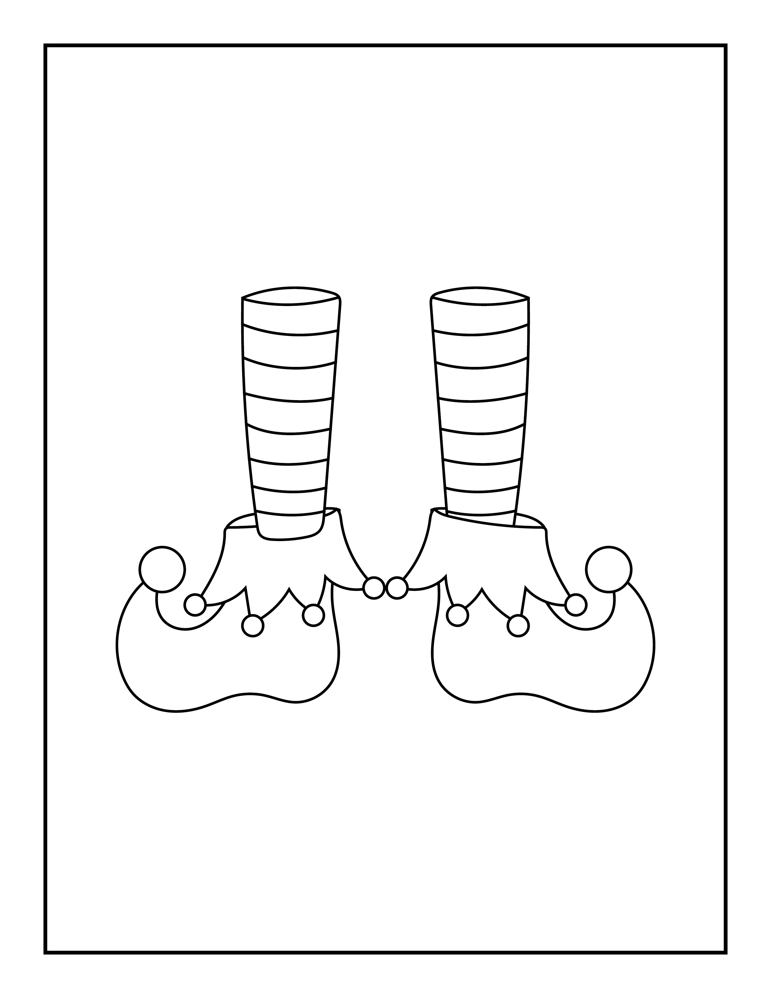 Elf coloring pages free christmas elves coloring pages