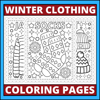 Winter clothing coloring pages winter coloring pages winter coloring sheets