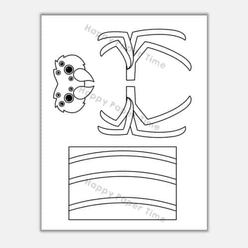 Bugs and insects toilet roll paper printable