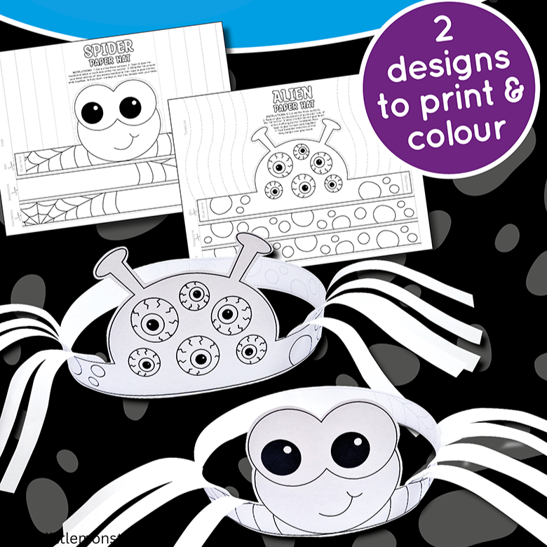 Spider headband and monster headband craft â messy little monster shop