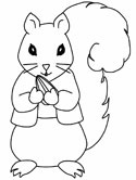 Squirrels crafts