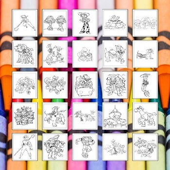 Spark imagination with toy story printable coloring pages collection for kids