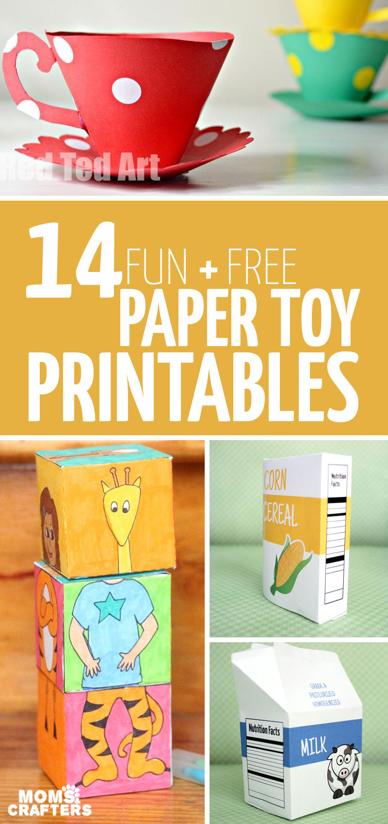 Paper toy templates