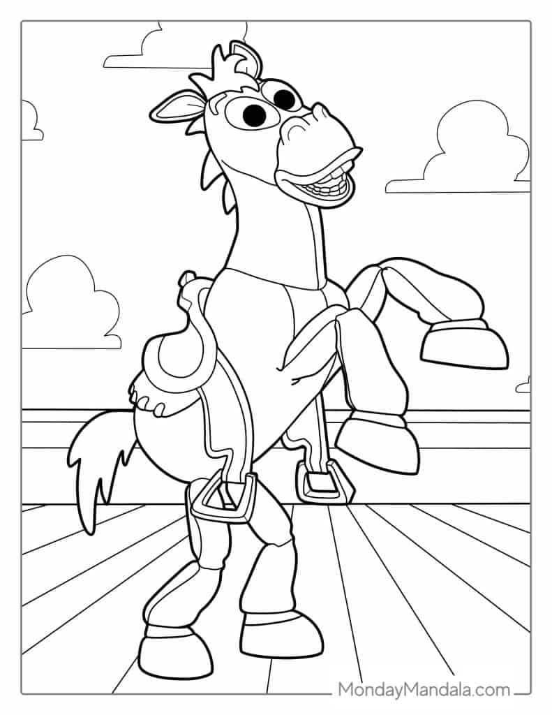Toy story coloring pages free pdf printables