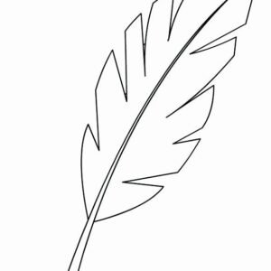 Palm leaf coloring pages printable for free download