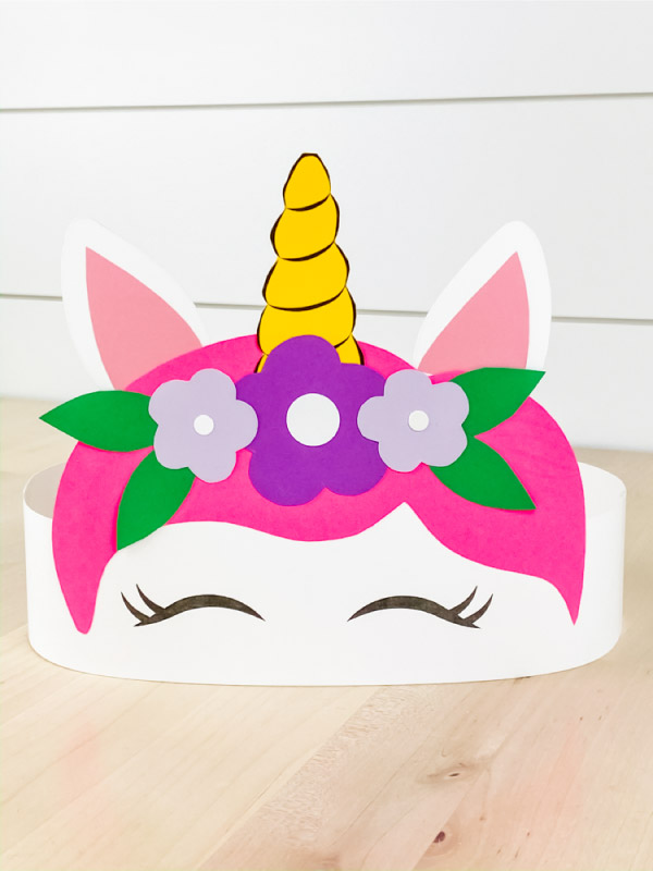 Unicorn headband craft for kids