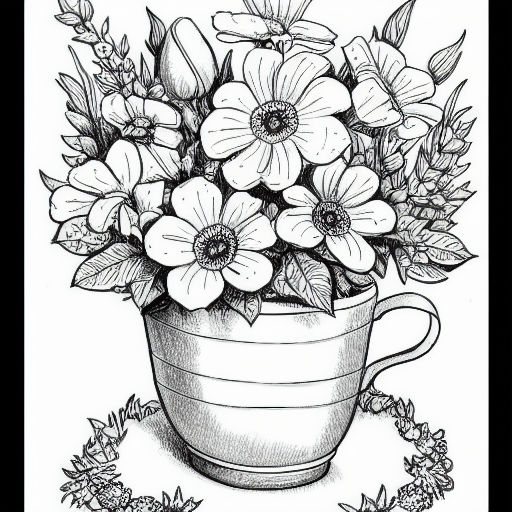 Monochrome on creme paper centered
