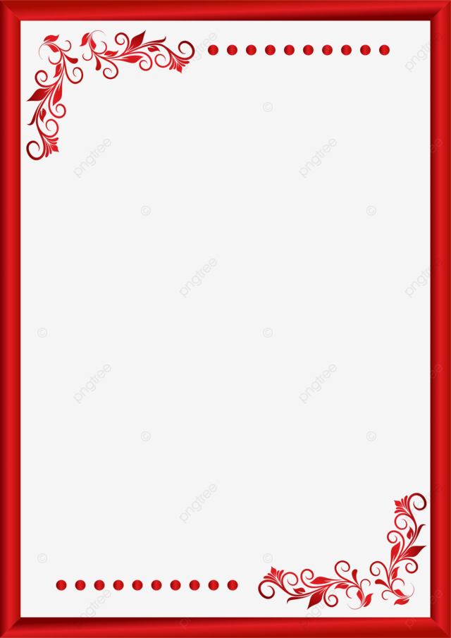 Red flower gradiend page border design vector red color page border design very nice page border design frame png and vector with transparent background for free download