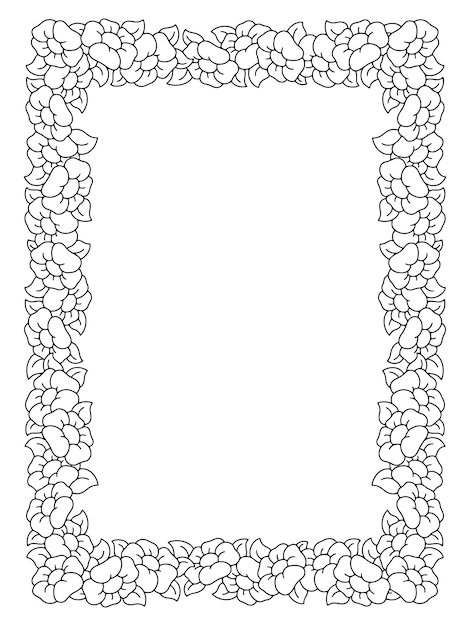 Coloring page border images