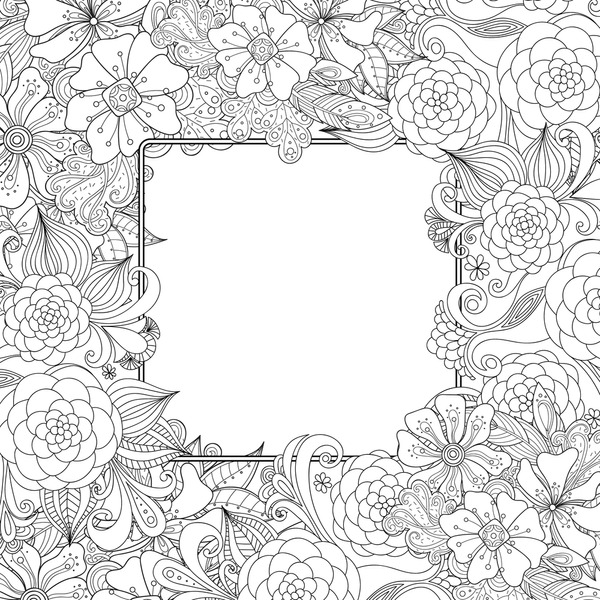 Border colouring pages royalty