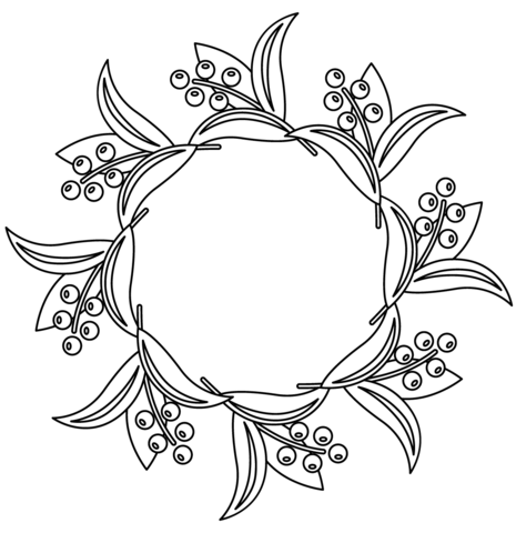 Floral border coloring page free printable coloring pages