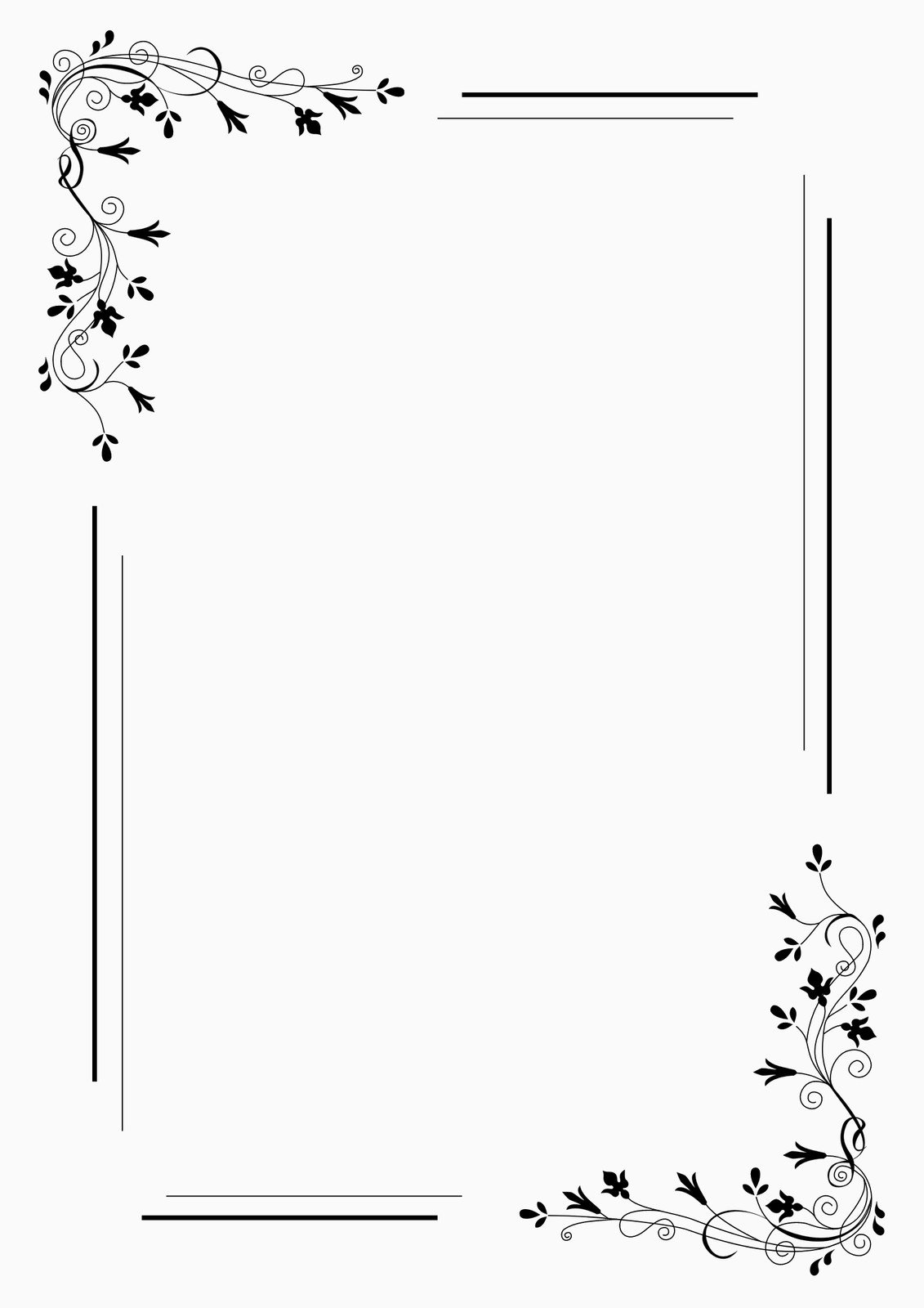 Free printable page border templates you can customize