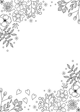 Coloring book border images â browse photos vectors and video
