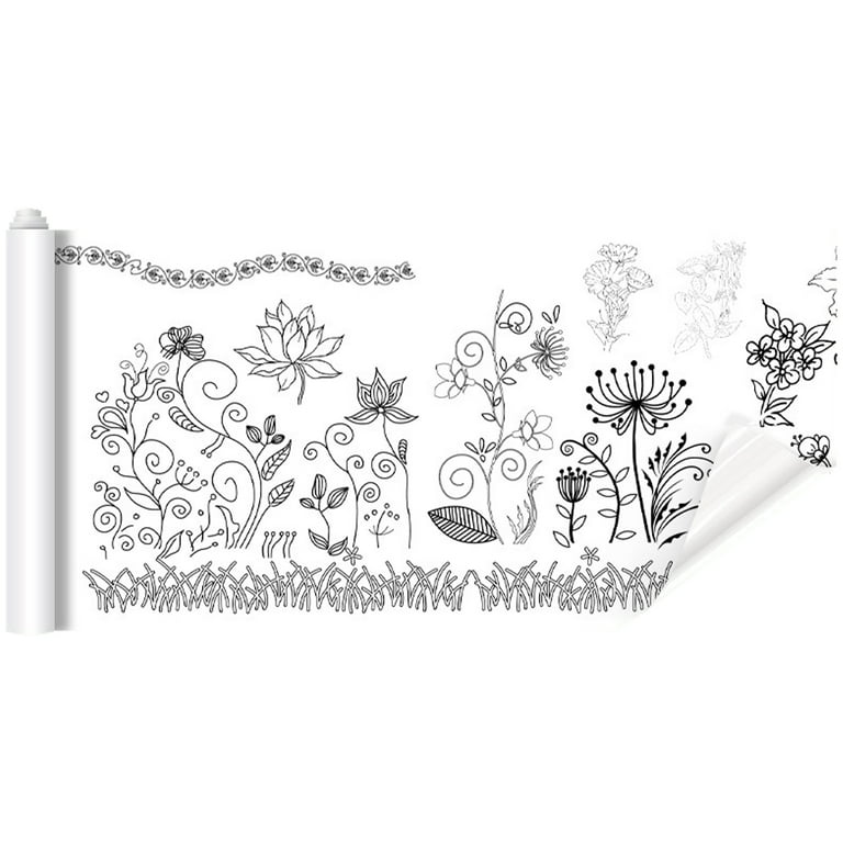 Runolig drawing paper roll for kidscm diy art coloring poster gift for class home birthday party