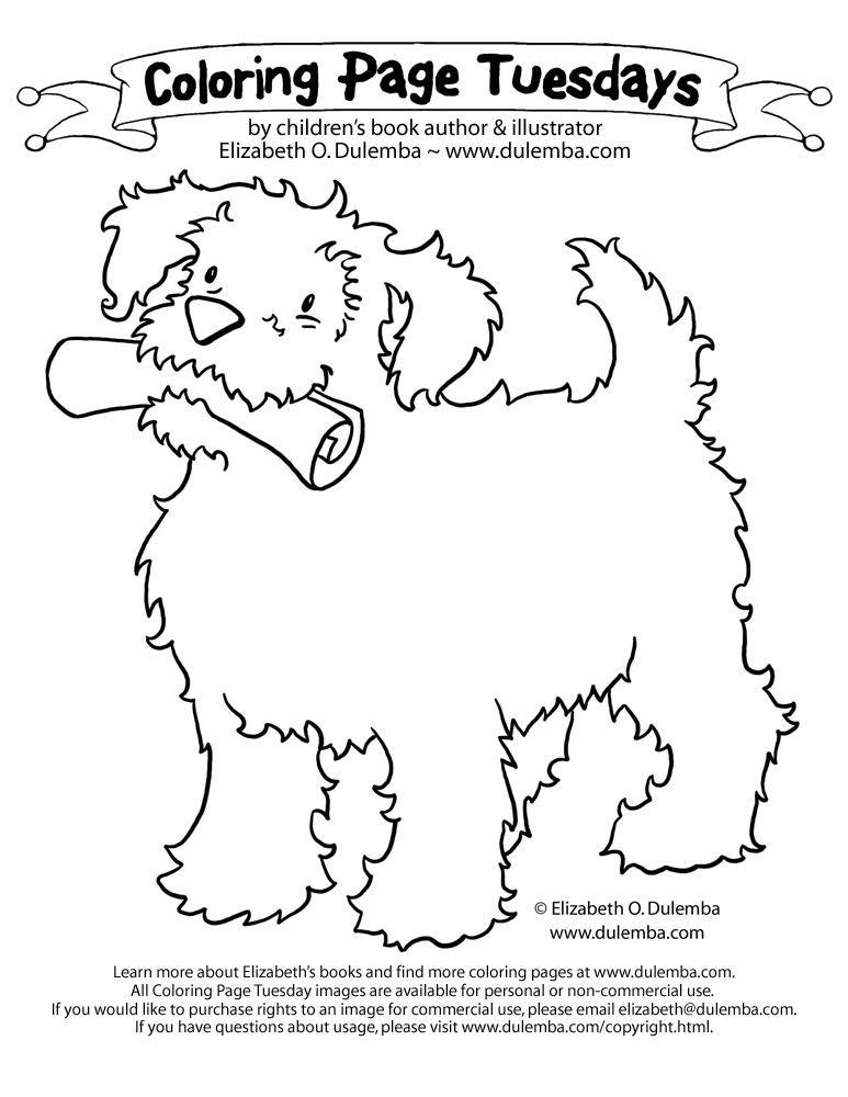 Coloring page tuesday