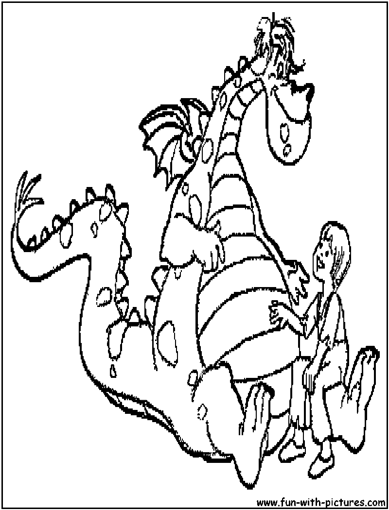 Dragon coloring pages