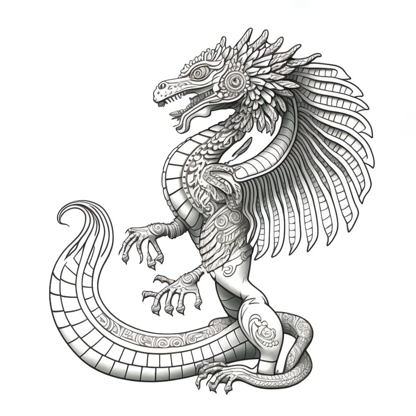 Dragon coloring pages