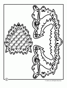 Dragon paper crafts