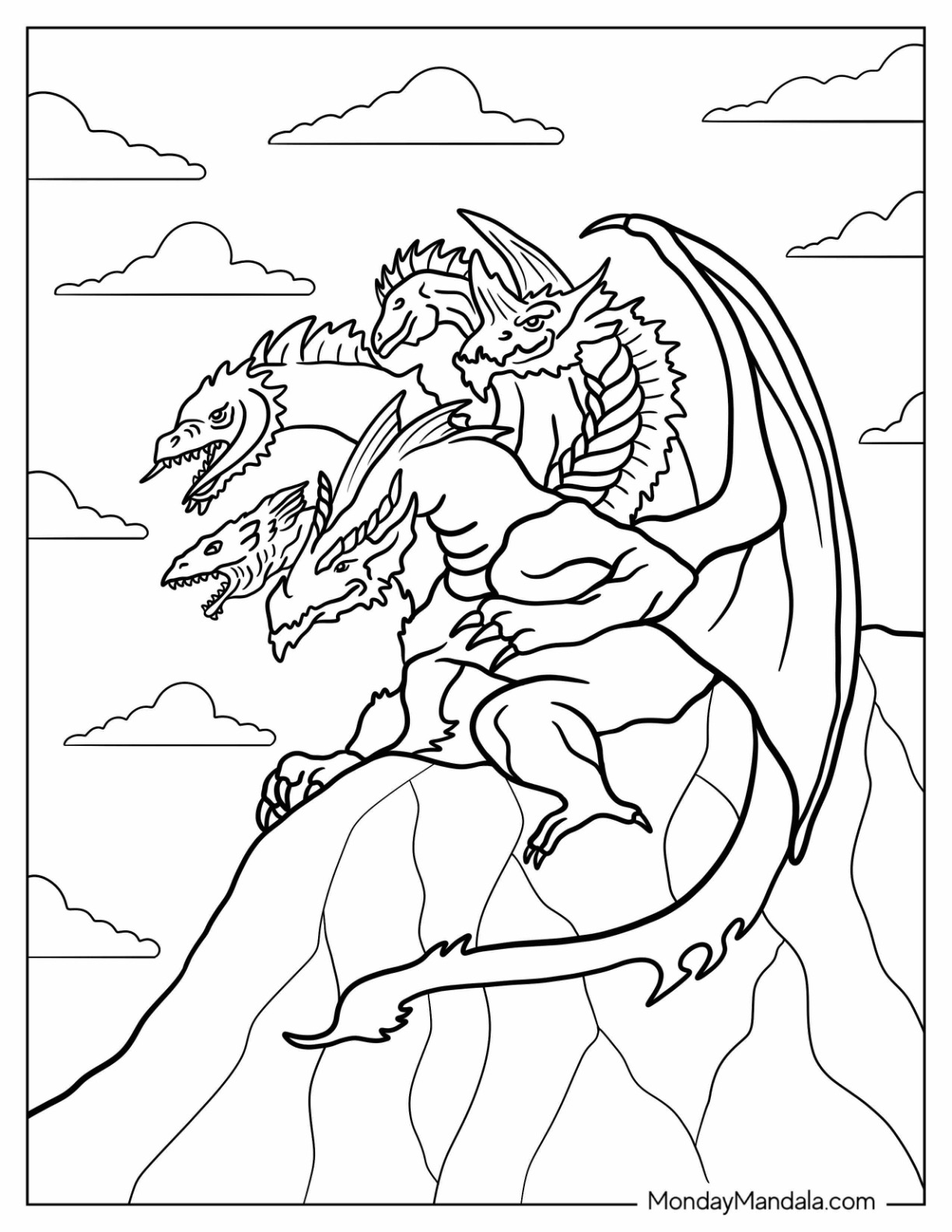 Dungeons dragons coloring pages free printables