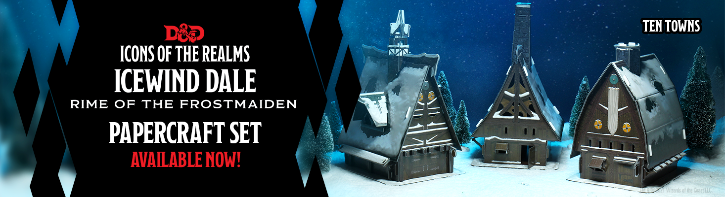 Papercraft sets â shop dungeon dragons powered by wizkids