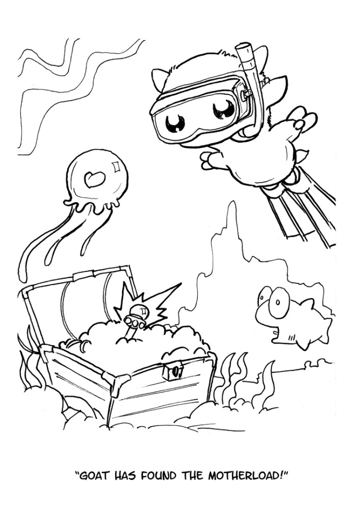 Activity pages â dragon and goat
