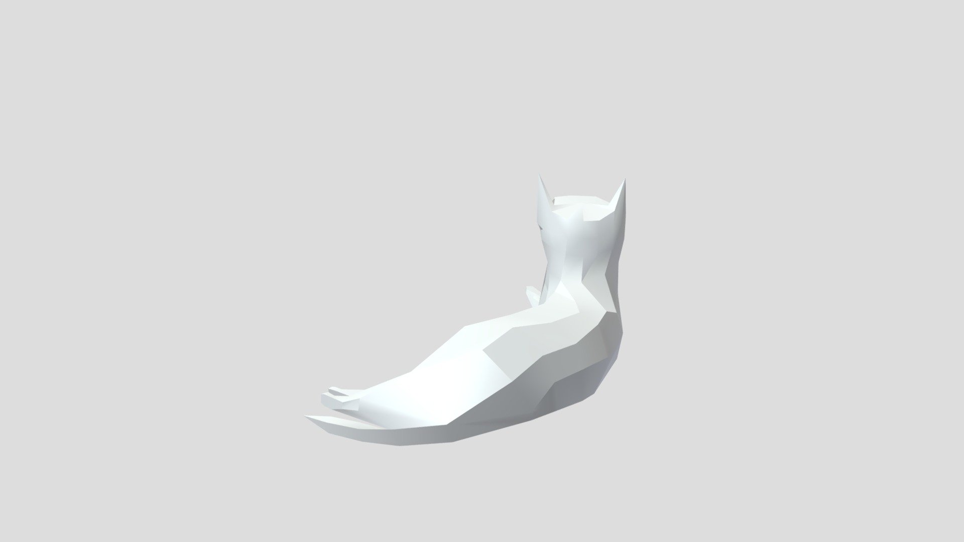 Paper craft gato